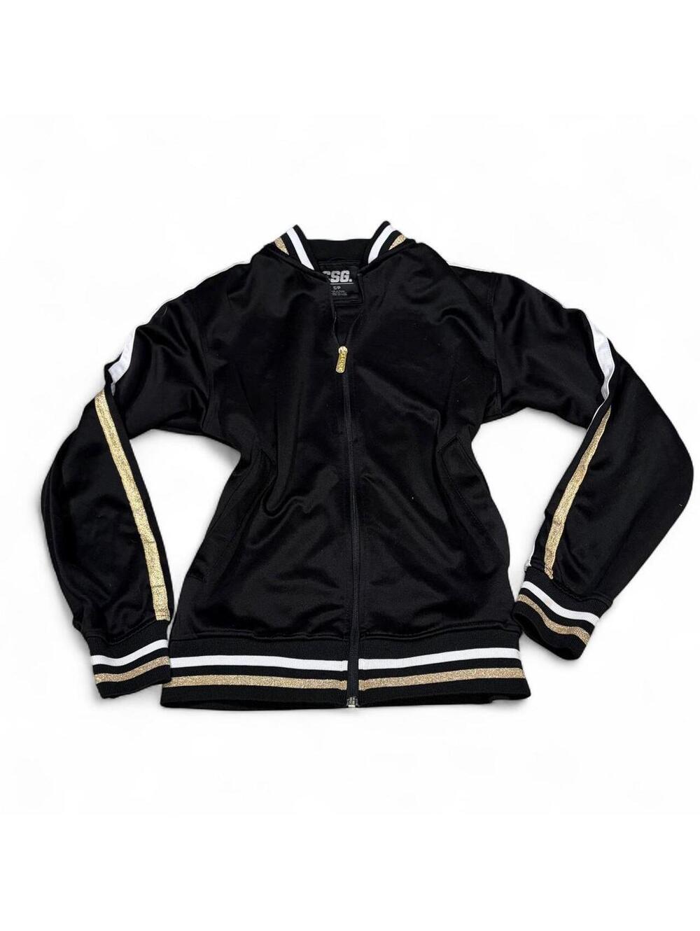 GSG Black Gold Stripe Track Jacket 🖤✨